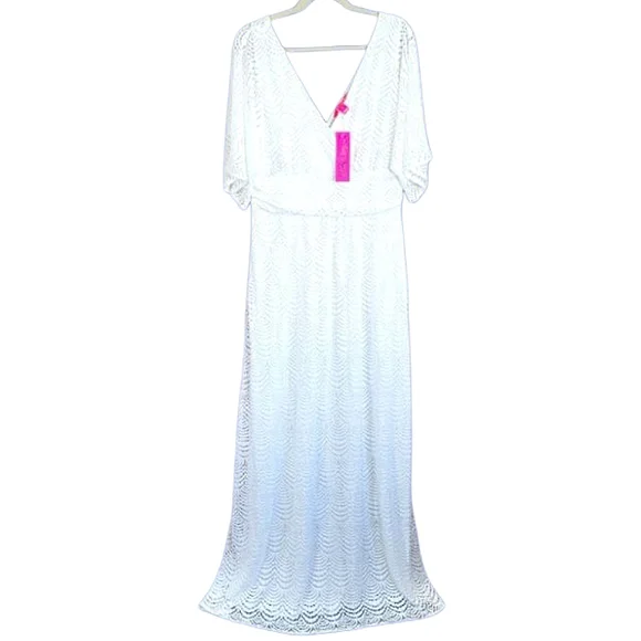 knee length dresses for ladies SHIRLEY LACE MAXI DRESS – Piajeh Boutique